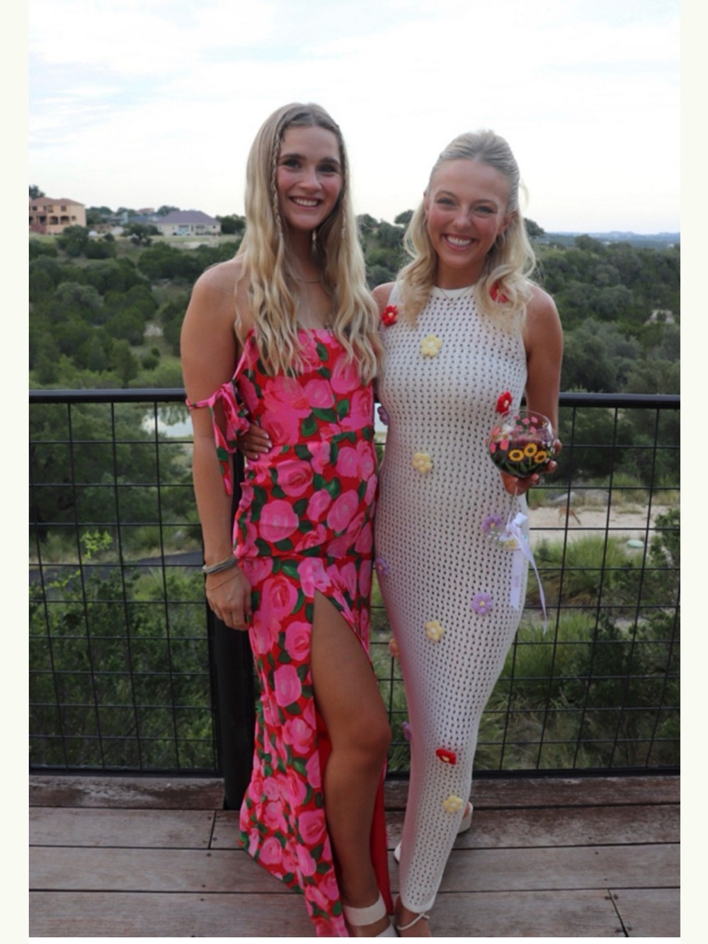 Show Me Your MuMu Willow Pink Floral Tie-Shoulder Corset Maxi Dress